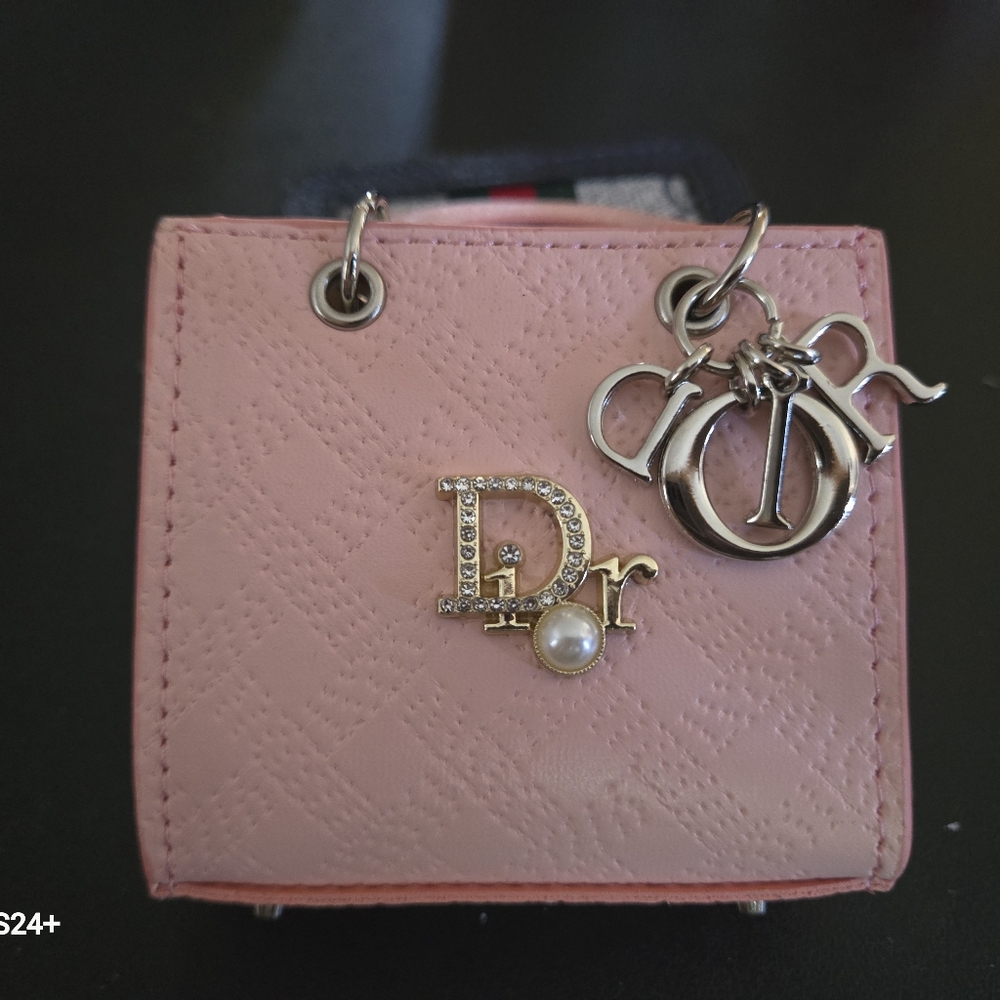 💗FASHION BAGCHARM  KEYCHAIN PINK